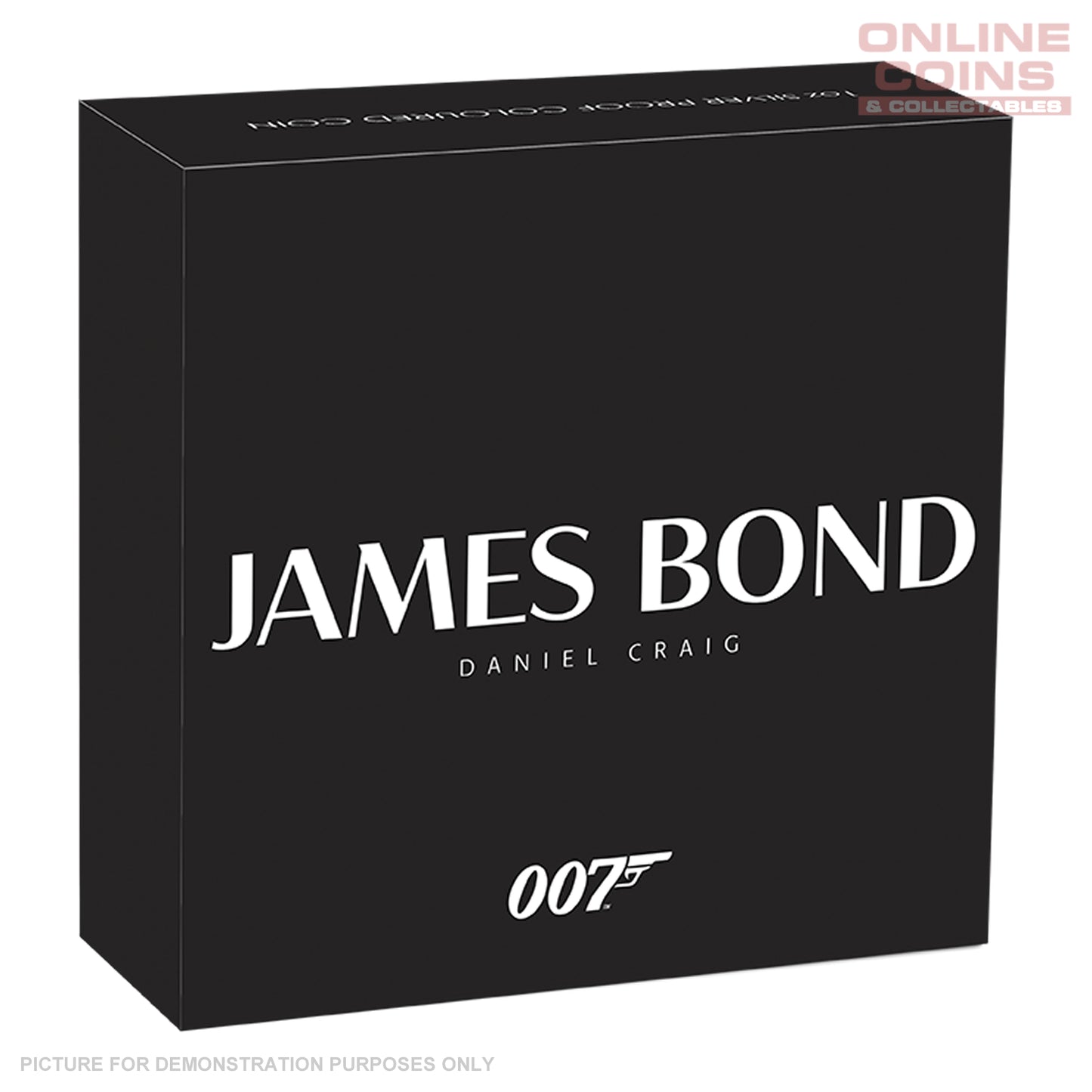 2024 Perth Mint 1oz Silver Proof Coloured Coin -James Bond Daniel Craig