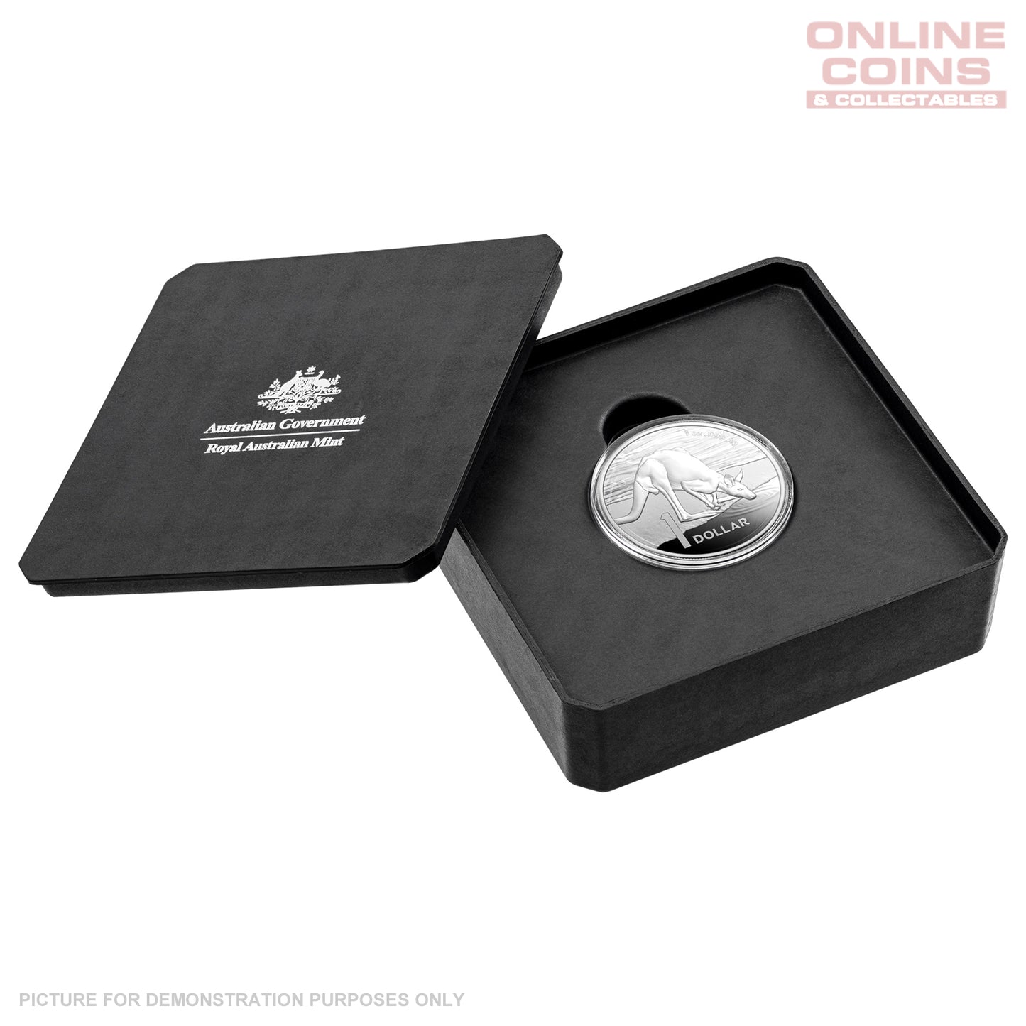 2024 RAM Kangaroo Series 1oz Fine Silver Proof Coin - Desert Life
