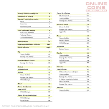 2017 Stanley Gibbons - Stamp Catalogue Western Pacific Stamp Catalogue 4th Edition