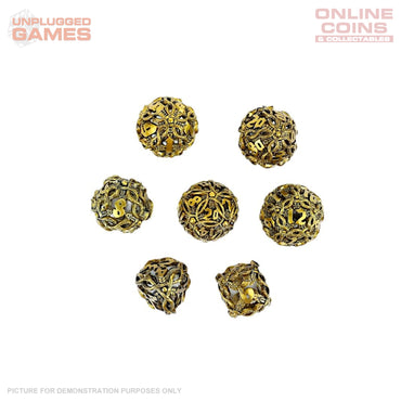 LPG Dice RPG Set Hollow Vines - Ancient Bronze