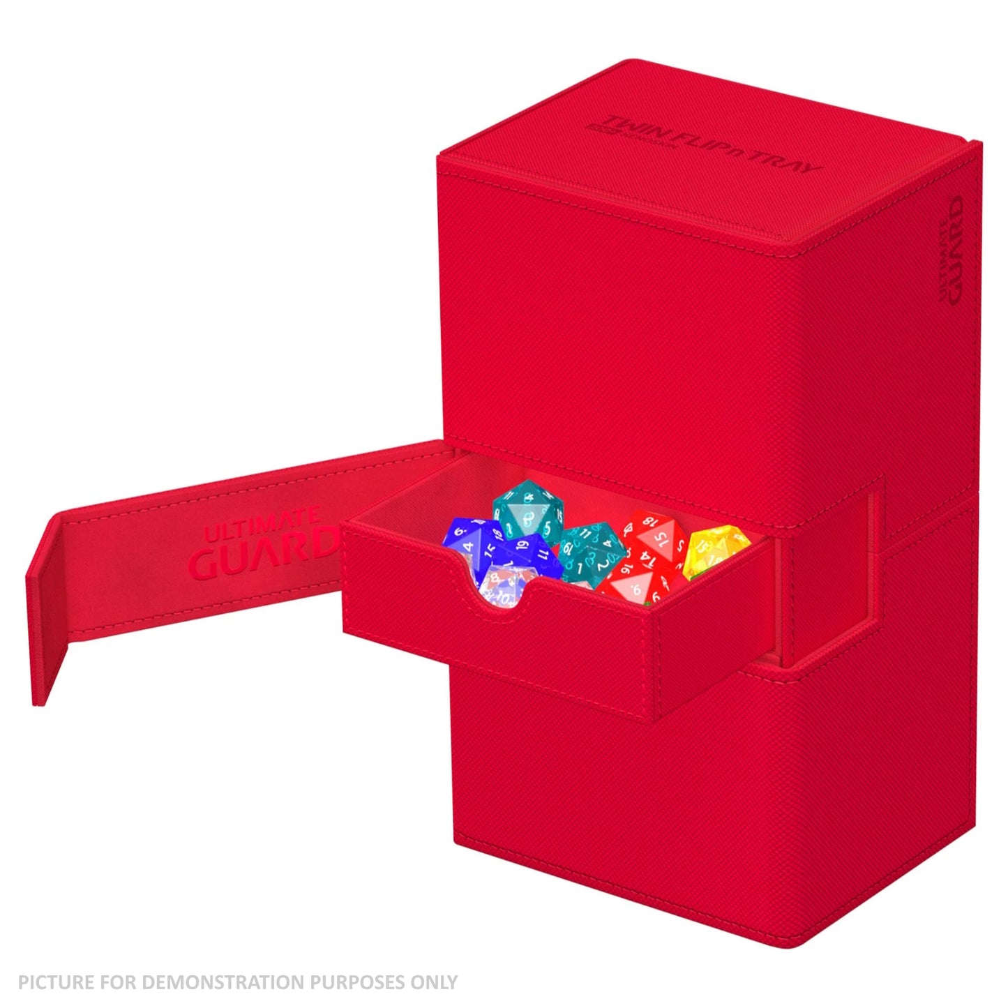 Ultimate Guard Twin Flip'n'Tray Xenoskin 200+ Monocolour RED