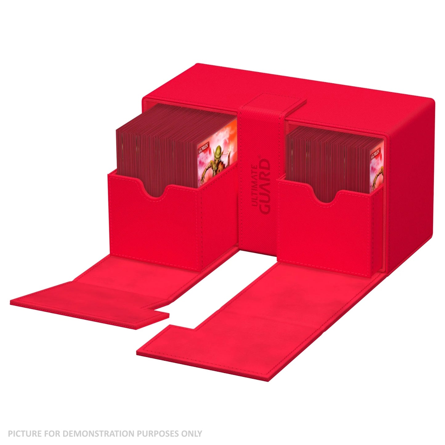 Ultimate Guard Twin Flip'n'Tray Xenoskin 200+ Monocolour RED