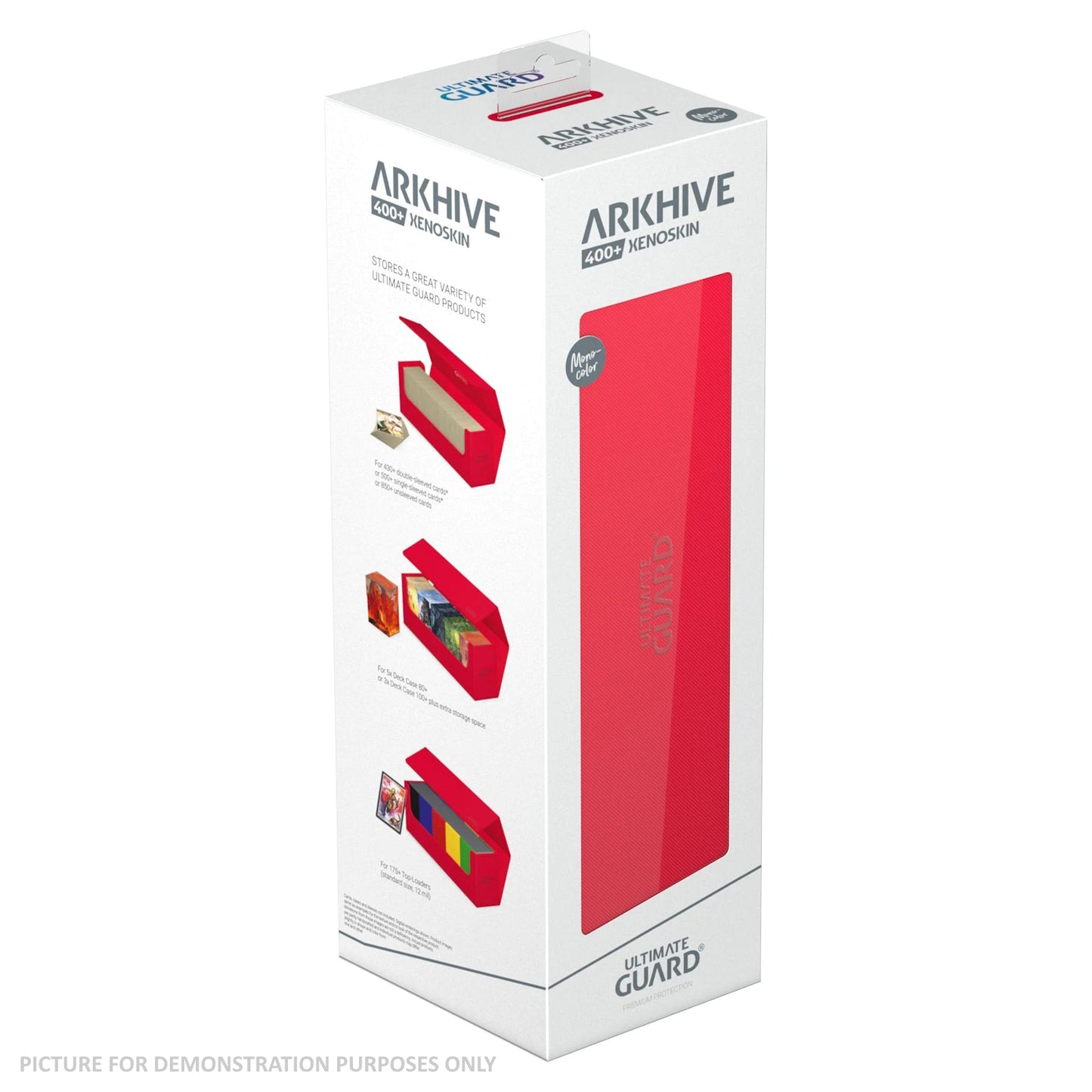 Ultimate Guard Arkhive XenoSkin 400+ Monocolor RED