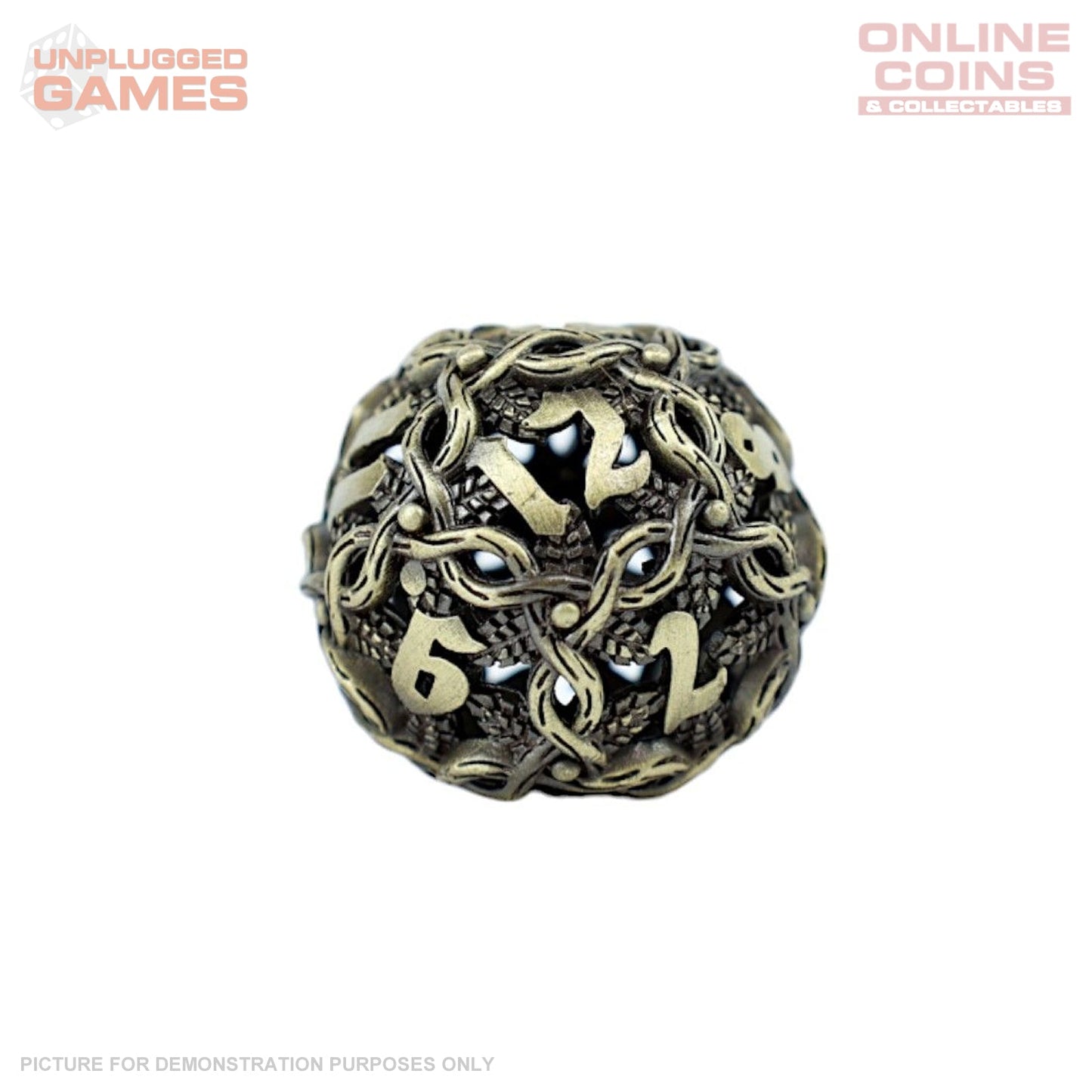 LPG Dice RPG Set Hollow Vines - Tarnished Gold