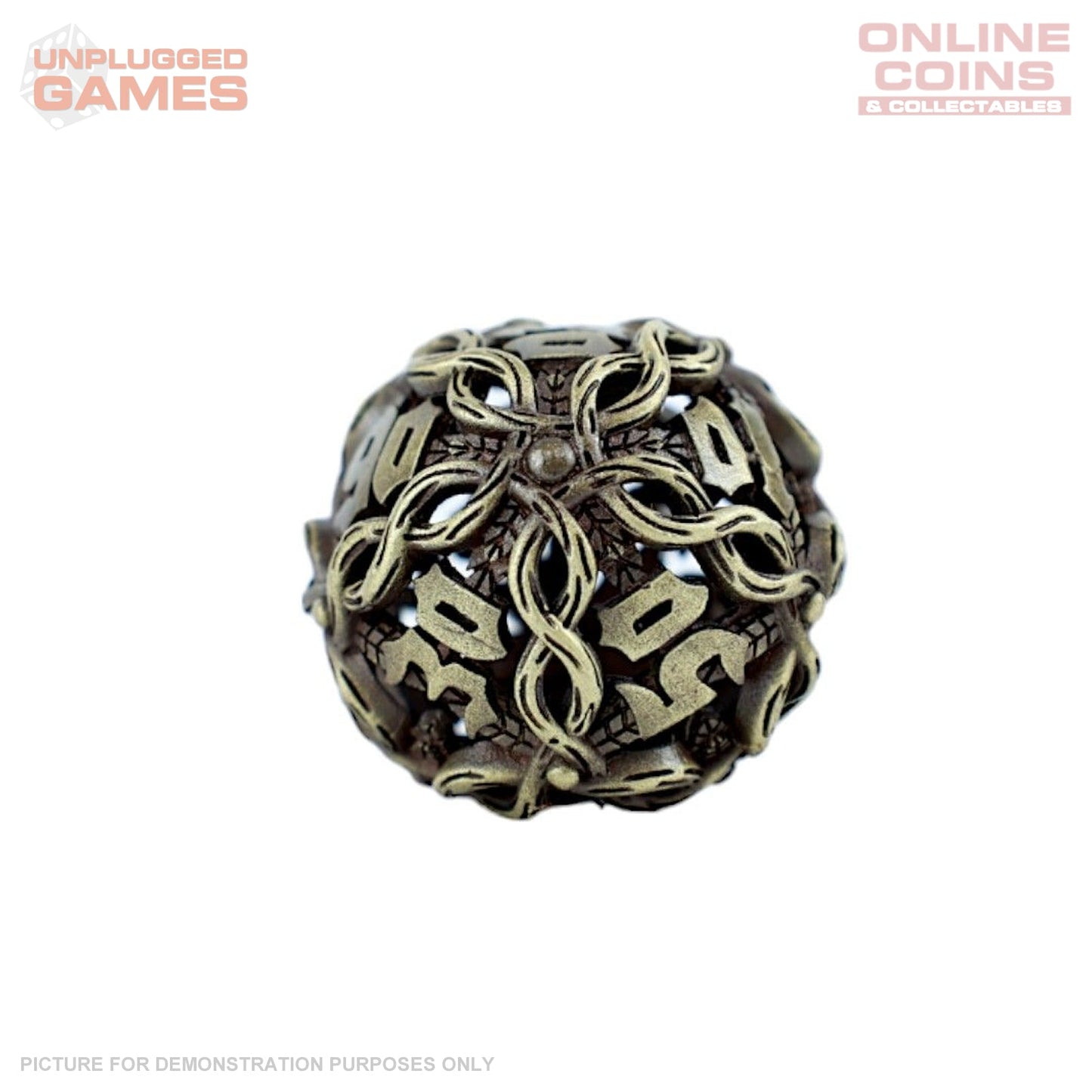 LPG Dice RPG Set Hollow Vines - Tarnished Gold