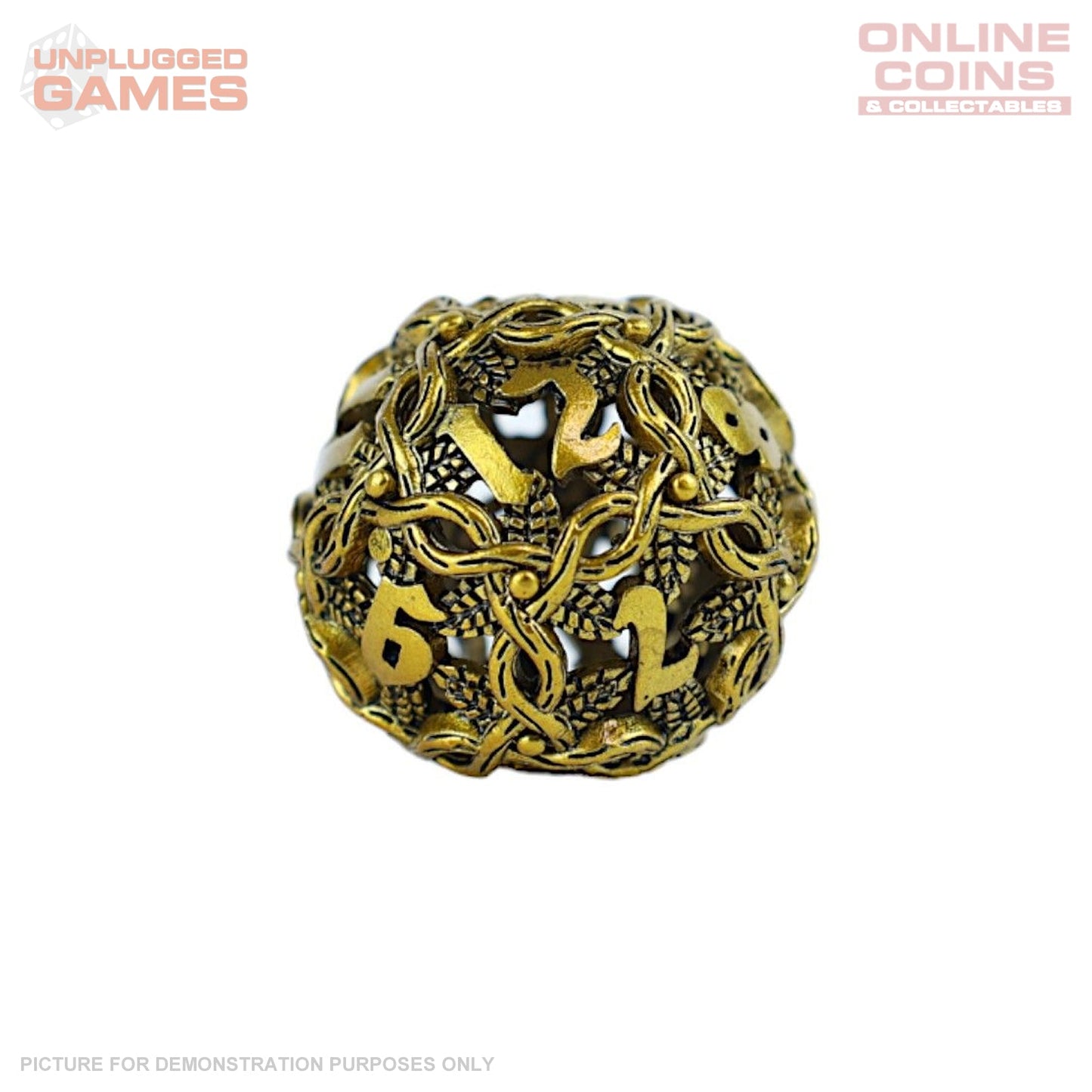 LPG Dice RPG Set Hollow Vines - Ancient Bronze