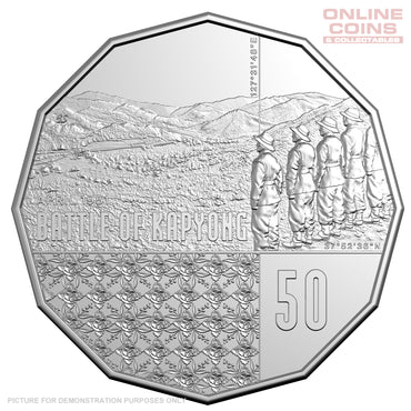 2026 RAM 50c Uncirculated Coin - 75th Anniversary Battle of Kapyong