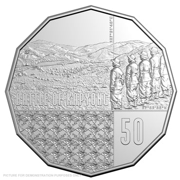 2026 RAM 50c Uncirculated Coin - 75th Anniversary Battle of Kapyong