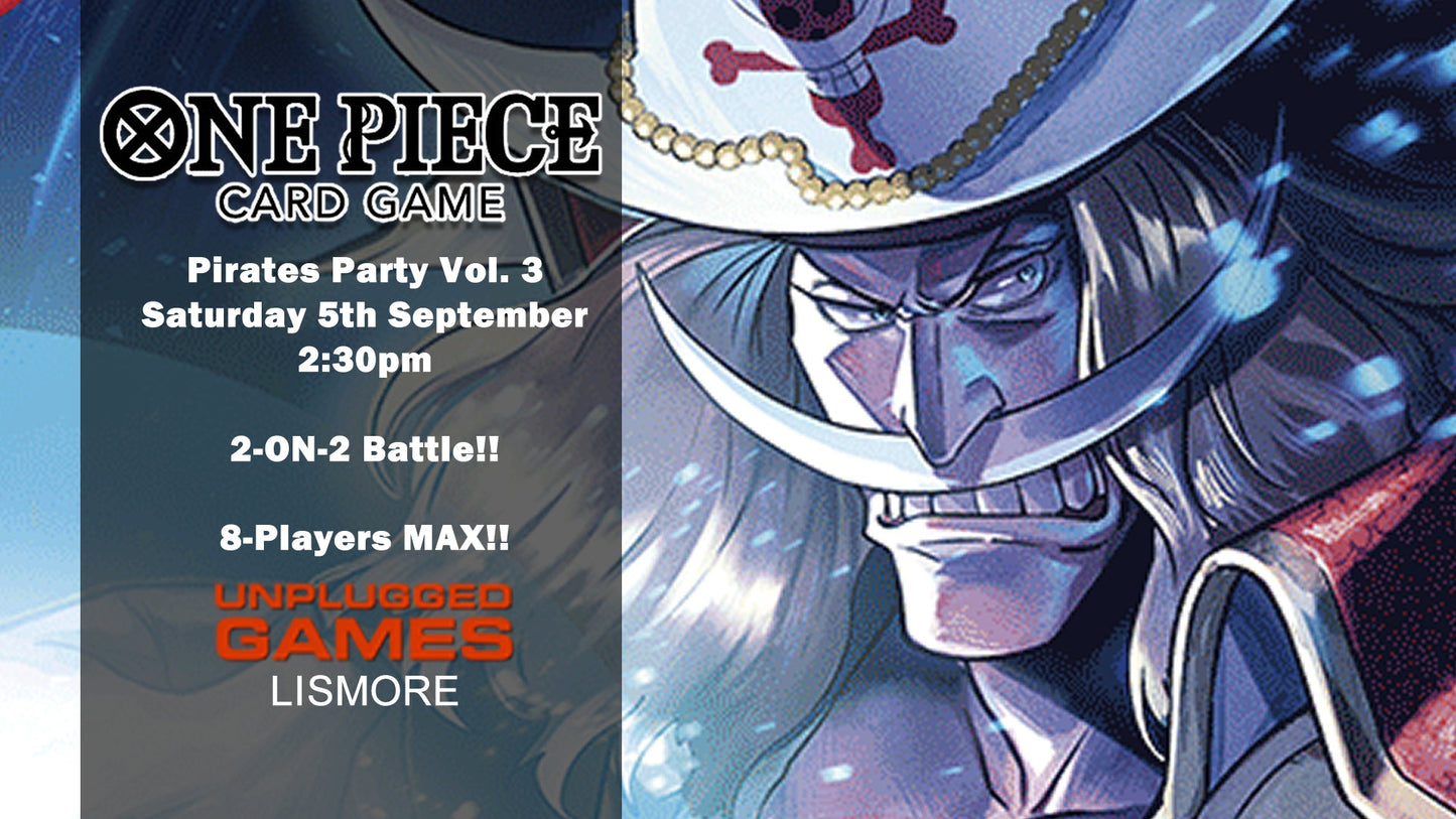 One Piece Card Game - Pirates Party Vol. 3 - TWO-ON-TWO BATTLE!! - September 5th