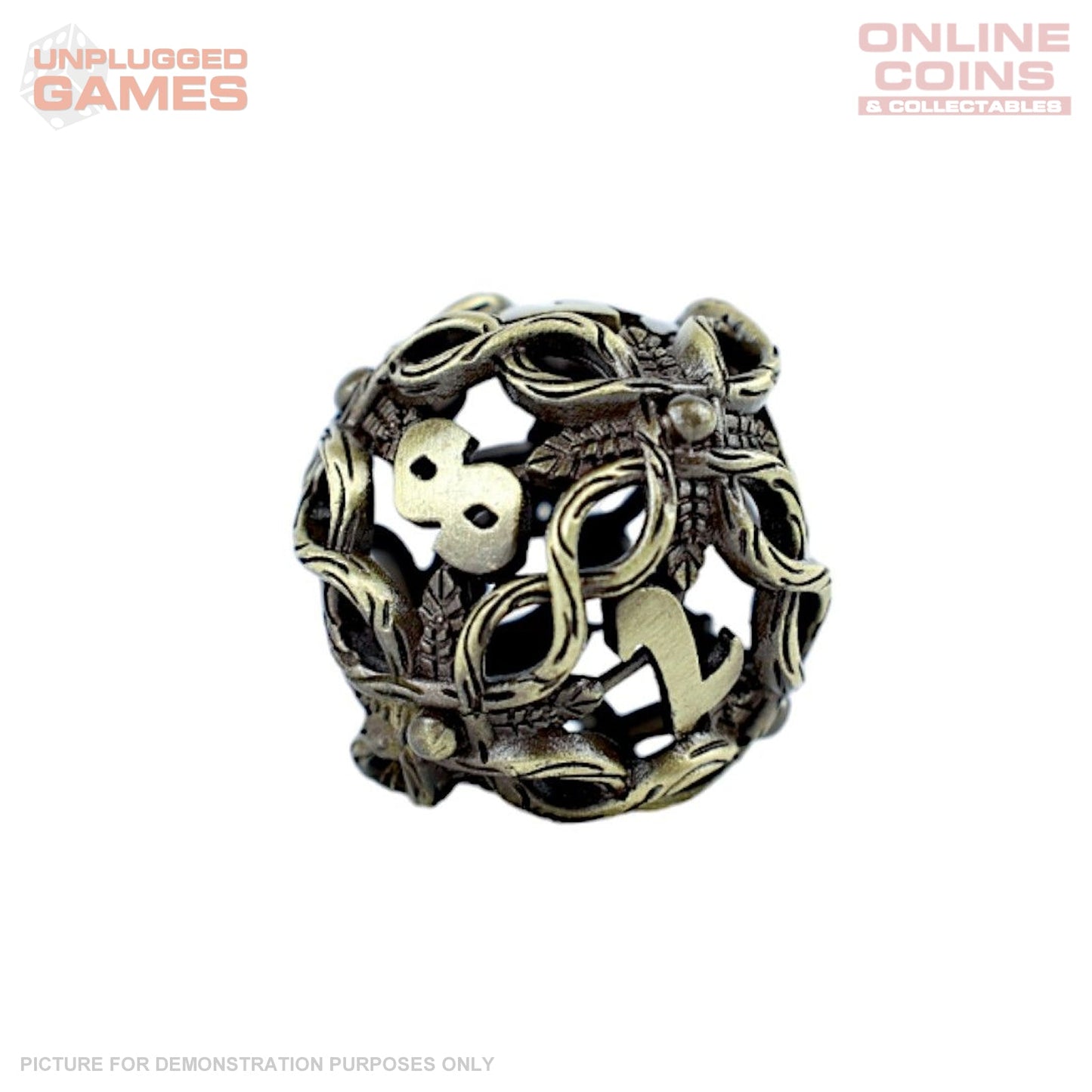 LPG Dice RPG Set Hollow Vines - Tarnished Gold