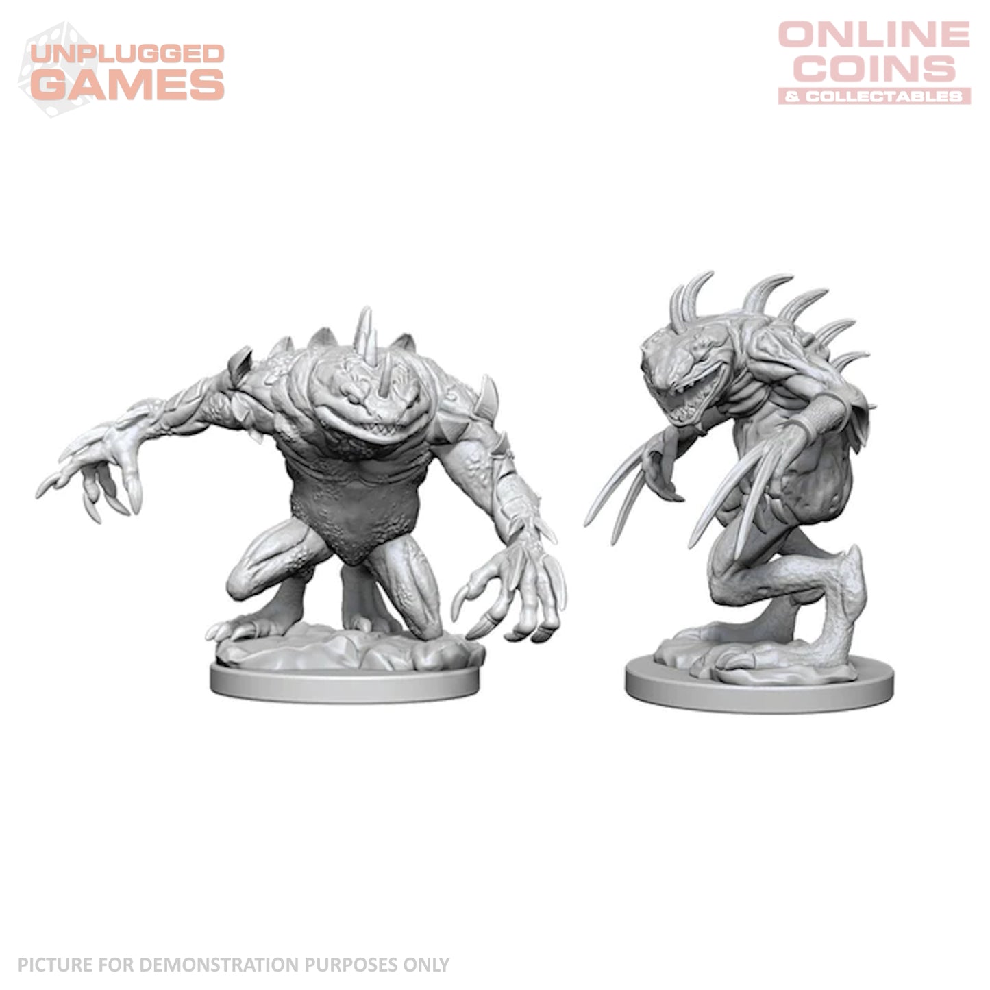 Dungeons & Dragons Nolzurs Marvelous Unpainted Miniatures - Gray Slaad & Death Slaad
