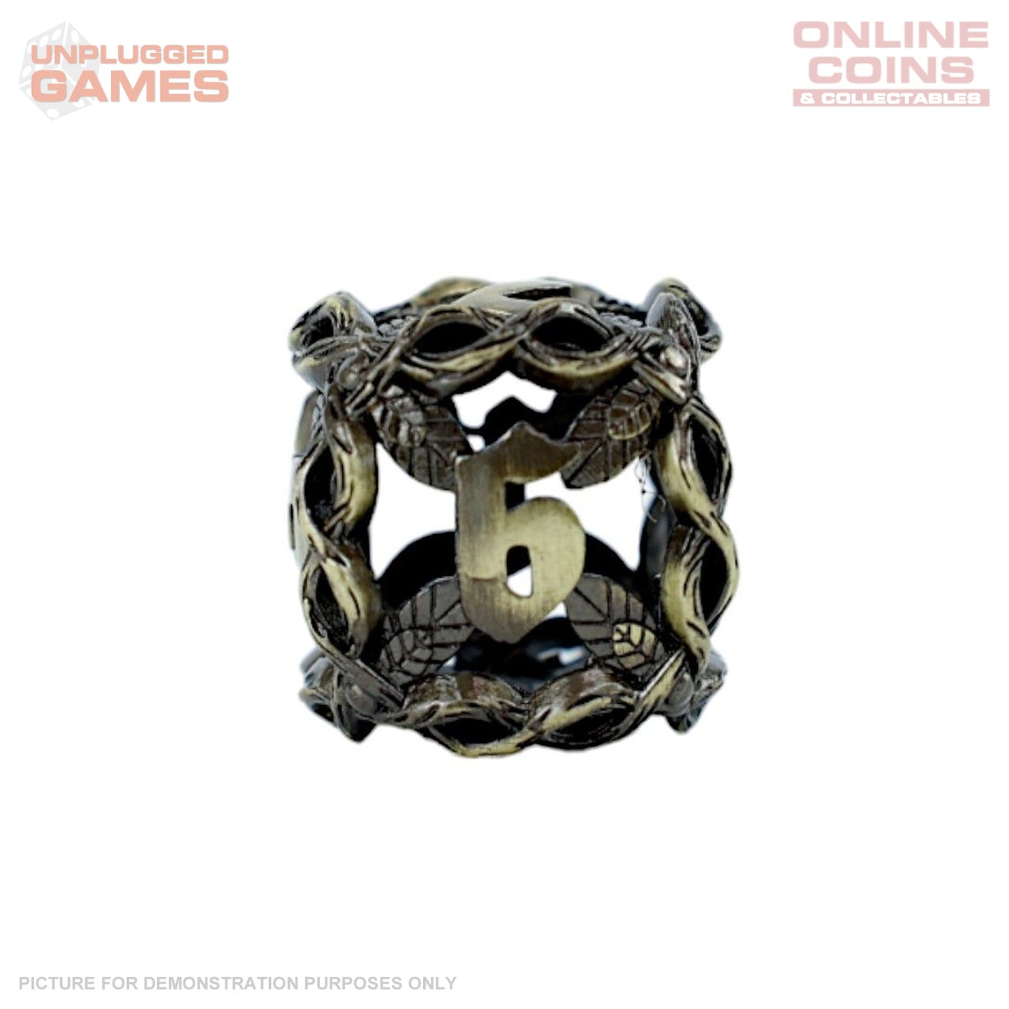 LPG Dice RPG Set Hollow Vines - Tarnished Gold