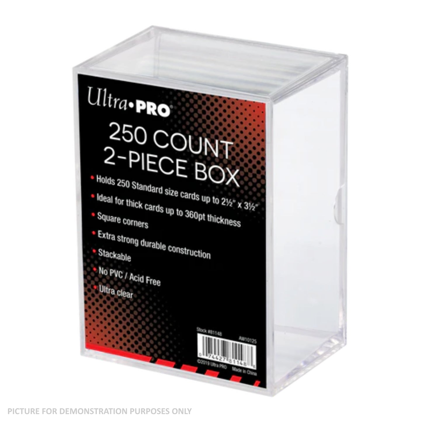 Ultra Pro 250Ct Plastic Storage Box