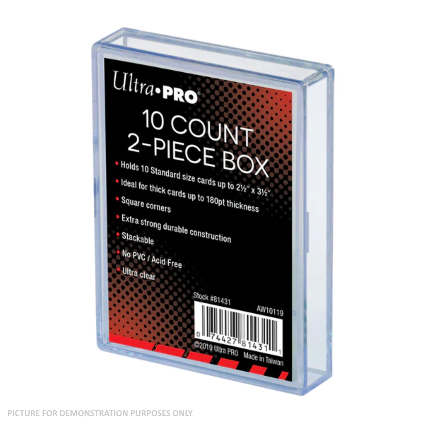 Ultra Pro 10Ct Plastic Box