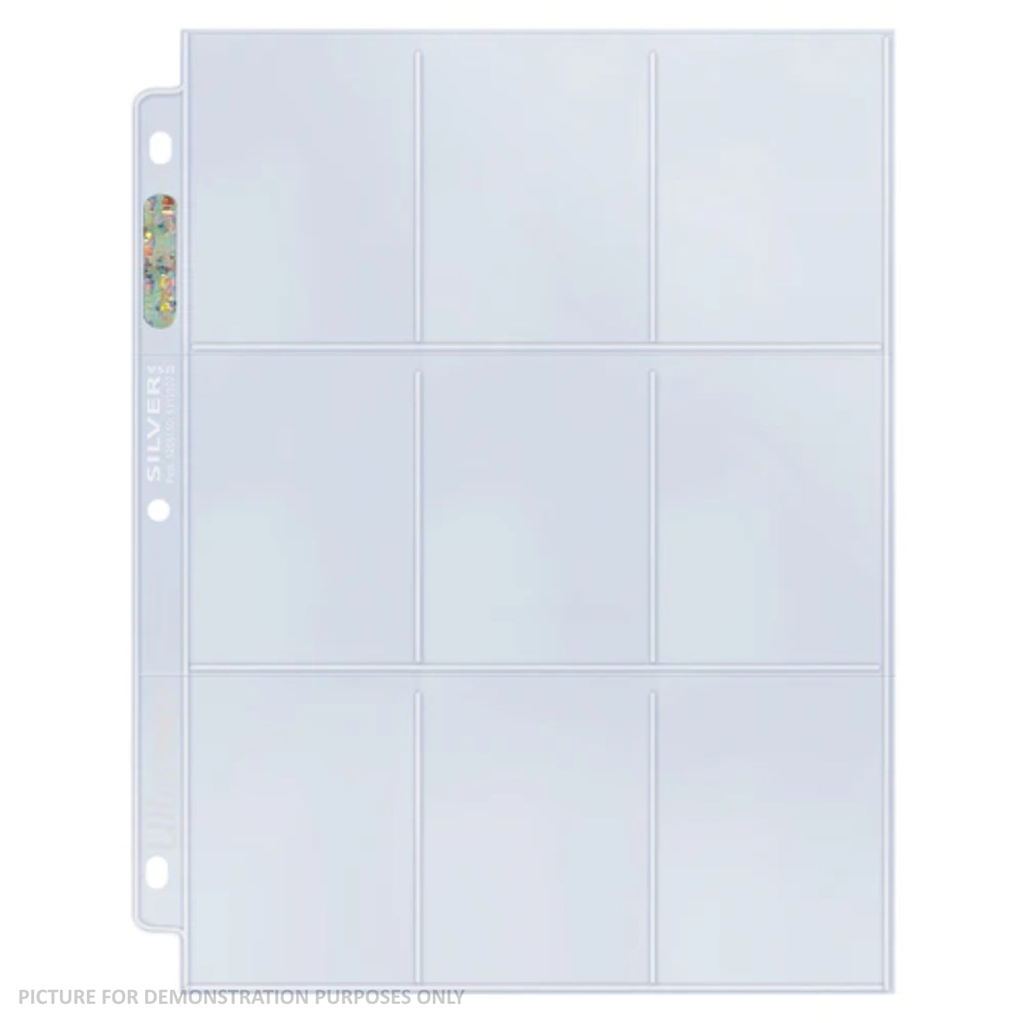 Ultra Pro SILVER SERIES 9 Pocket STANDARD Trading Card Pages - Bundle of 10