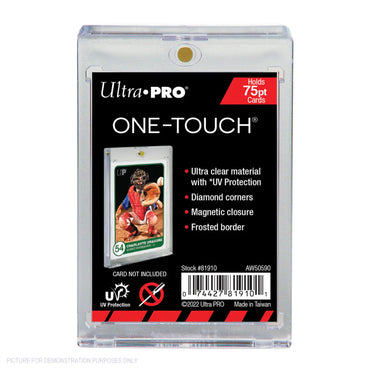 Ultra Pro One Touch Magnetic Trading Card Holder - 75pt - Shipper of 25