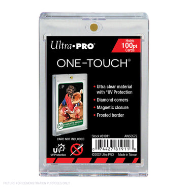 Ultra Pro One Touch Magnetic Trading Card Holder - 100pt - Shipper of 25