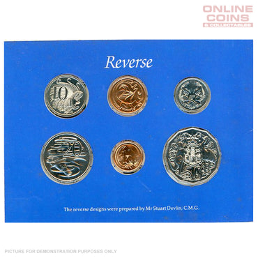 1984 Six Coin Uncirculated Year Set - Clear Plastic