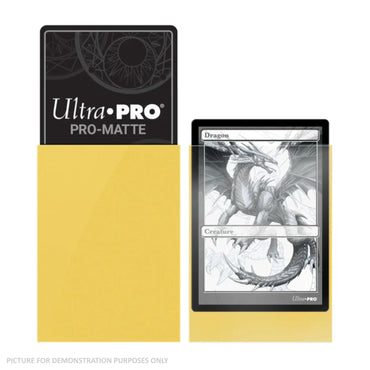 Ultra Pro Deck Protector ProMatte YELLOW Sleeves 50ct