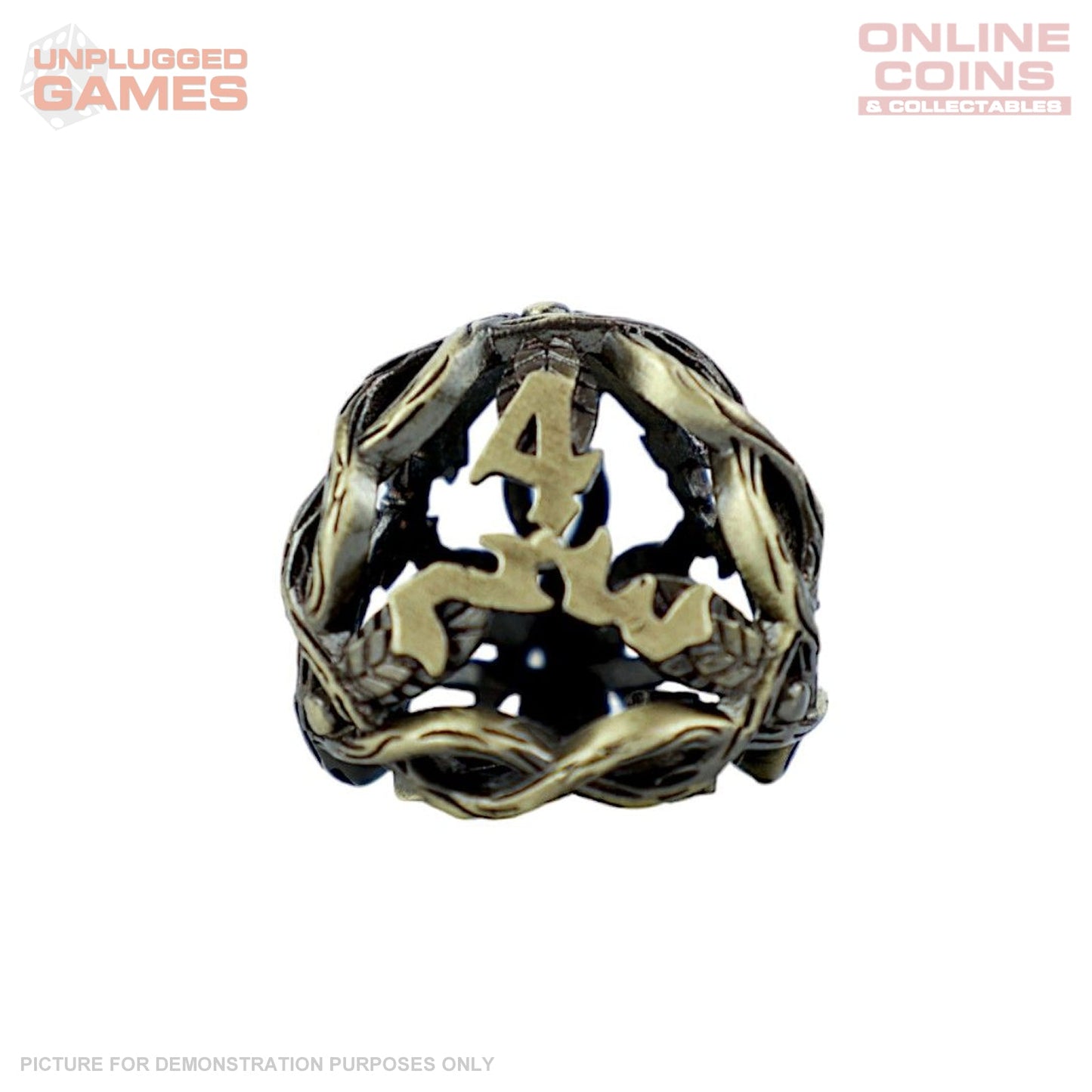 LPG Dice RPG Set Hollow Vines - Tarnished Gold