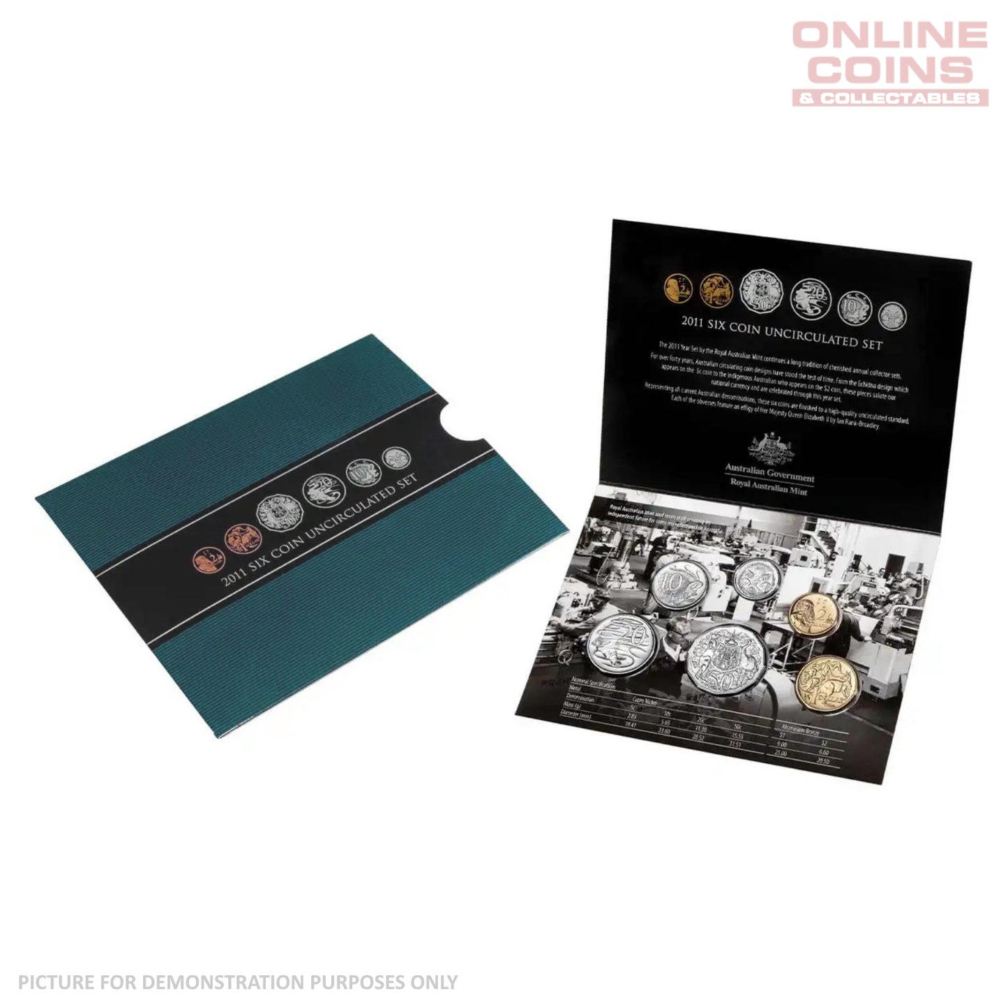 2011 Six Coin Uncirculated Year Set - Rarer Coins