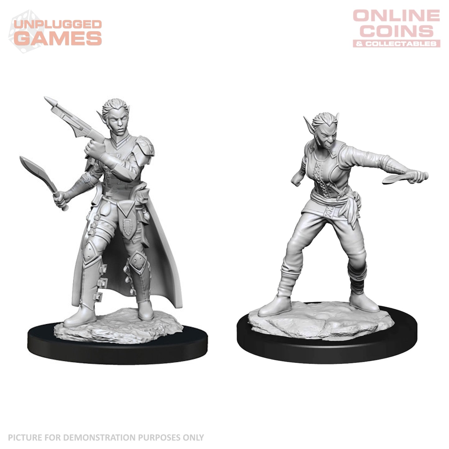 D&D Nolzurs Marvelous Unpainted Miniatures Shifter Female Rogue