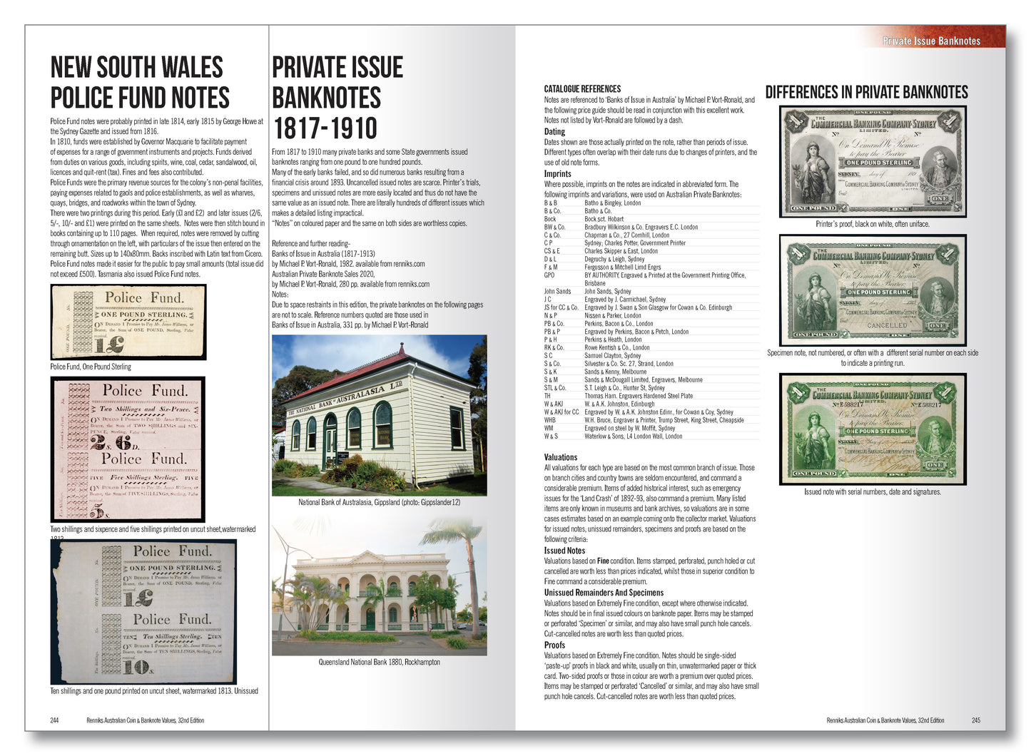 Renniks Australian Coin & Banknote Values 32nd Edition - Hardcover