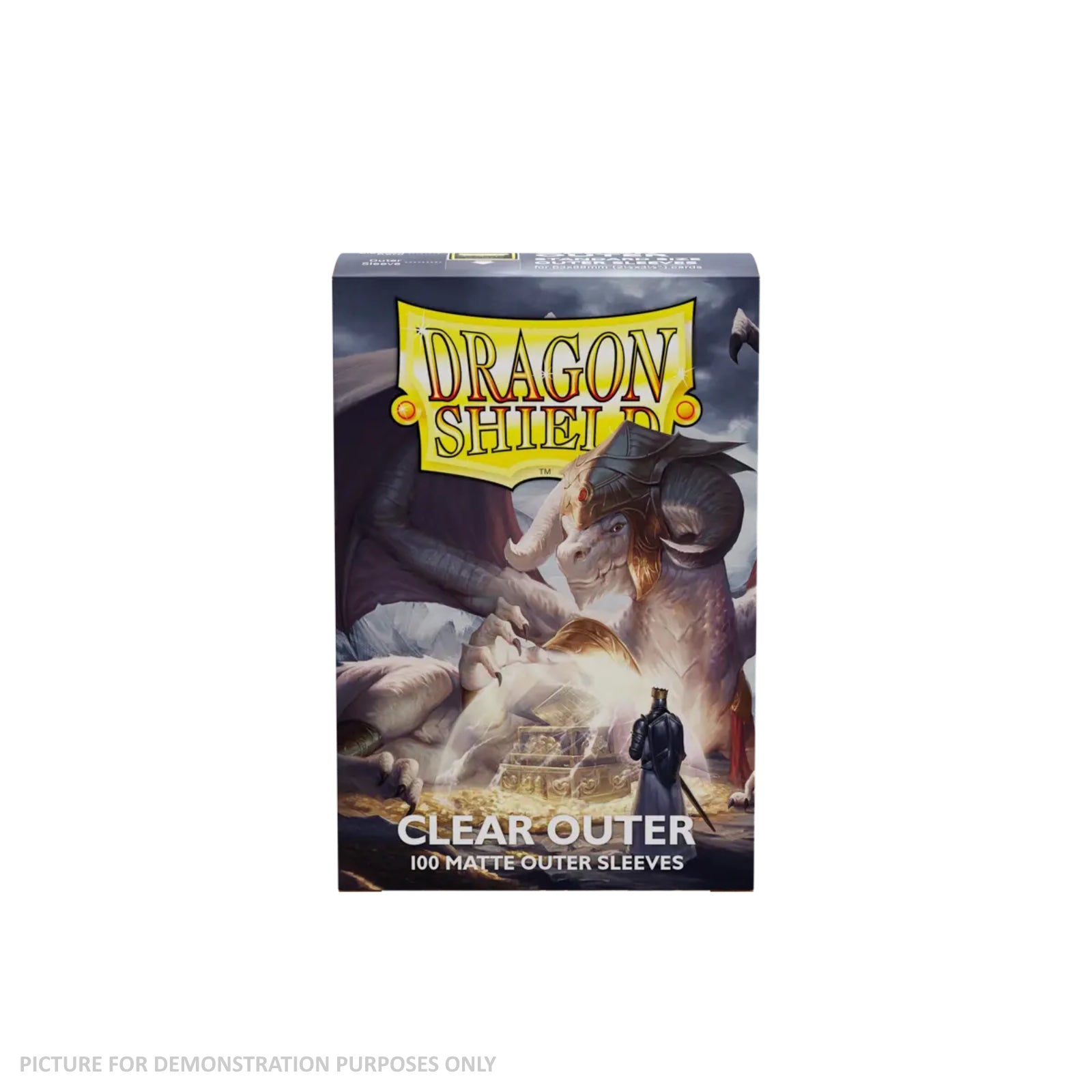 Dragon Shield - OUTER Sleeves Standard - Matte - CLEAR