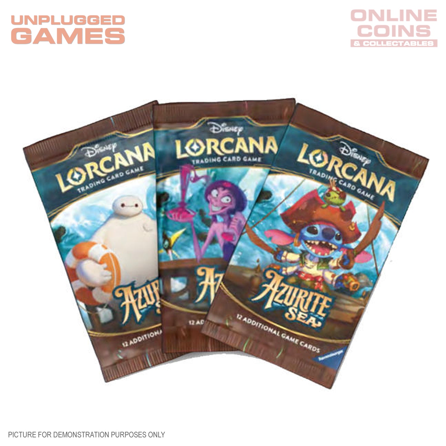 Disney Lorcana - Series 6 - Azurite Sea - SEALED SINGLE BOOSTER PACK