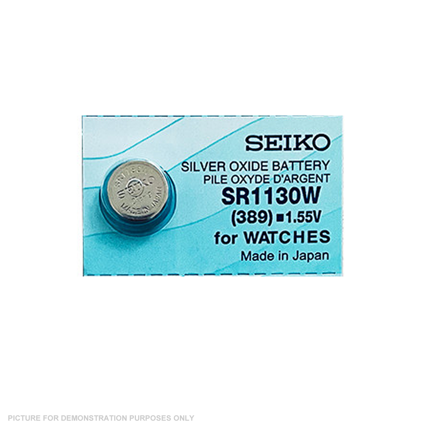 SEIKO - SR1130W (389) 1.55V Silver Oxide Watch Battery (1 ONLY)