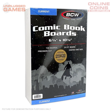 BCW Comic Backing Boards - CURRENT Pack of 100