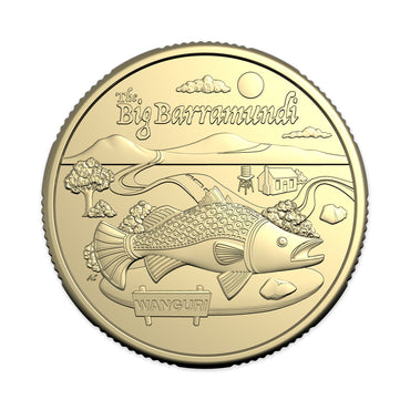 2025 Aussie Big Things 2 - Uncirculated $1 Coin in Card - The Big Barramundi