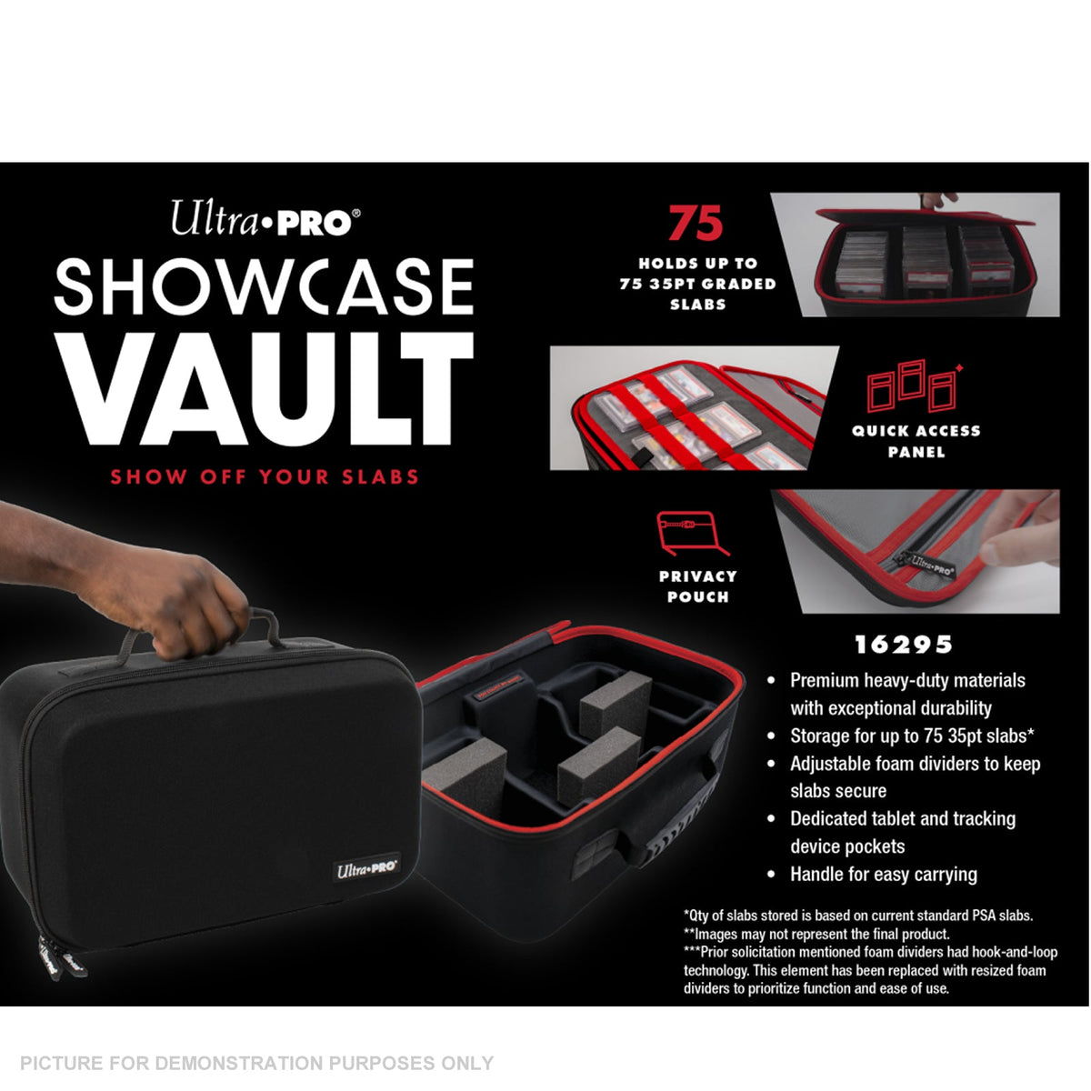 Ultra Pro Black Showcase Vault