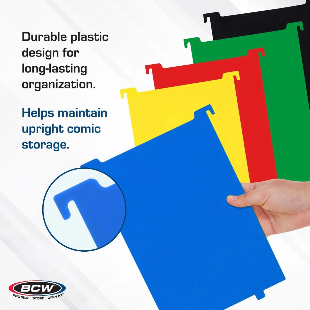 BCW Comic Book Bin Partitions - Black