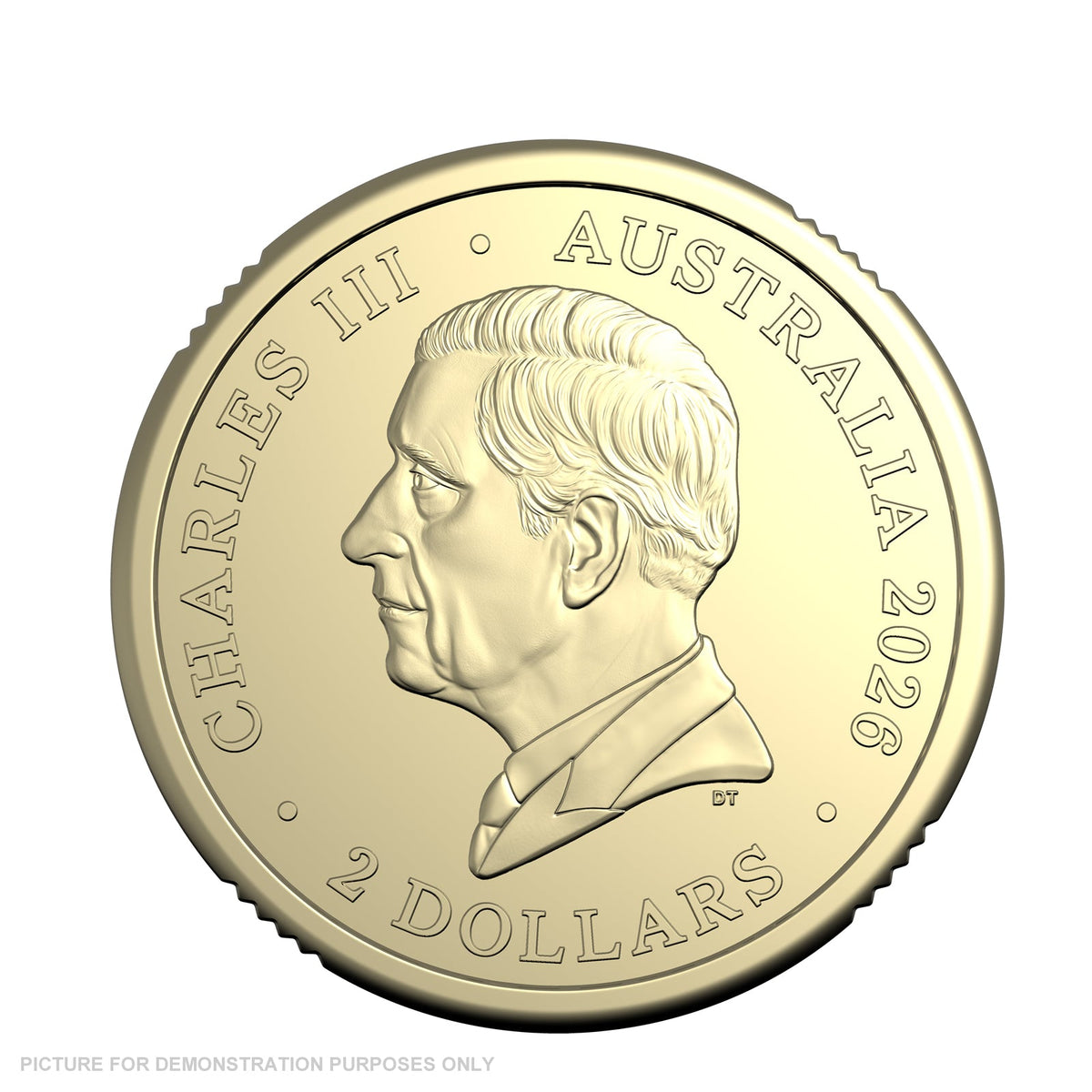 2026 RAM $2 'C' Mintmark Coloured Uncirculated Coin – Dawn Service