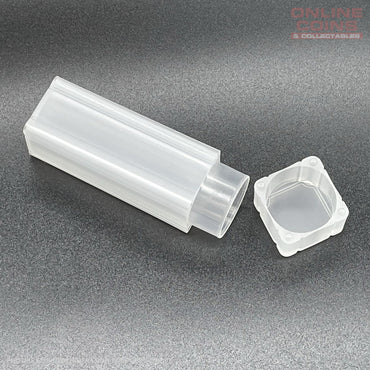 Coin Tube for Australian $1 Coins - Stackable, PVC Free, Airtight