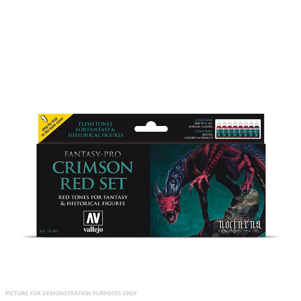 Vallejo Game Colour - Crimson Red 8 Colour Set