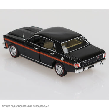 DDA Collectibles Series - 1:32 Black with Orange Stripes FORD XW GTHO Phase II Falcon