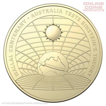 2022 $1 AlBr Uncirculated Carded Coin – Wallal Centenary – Australia Tests Einstein’s Theory