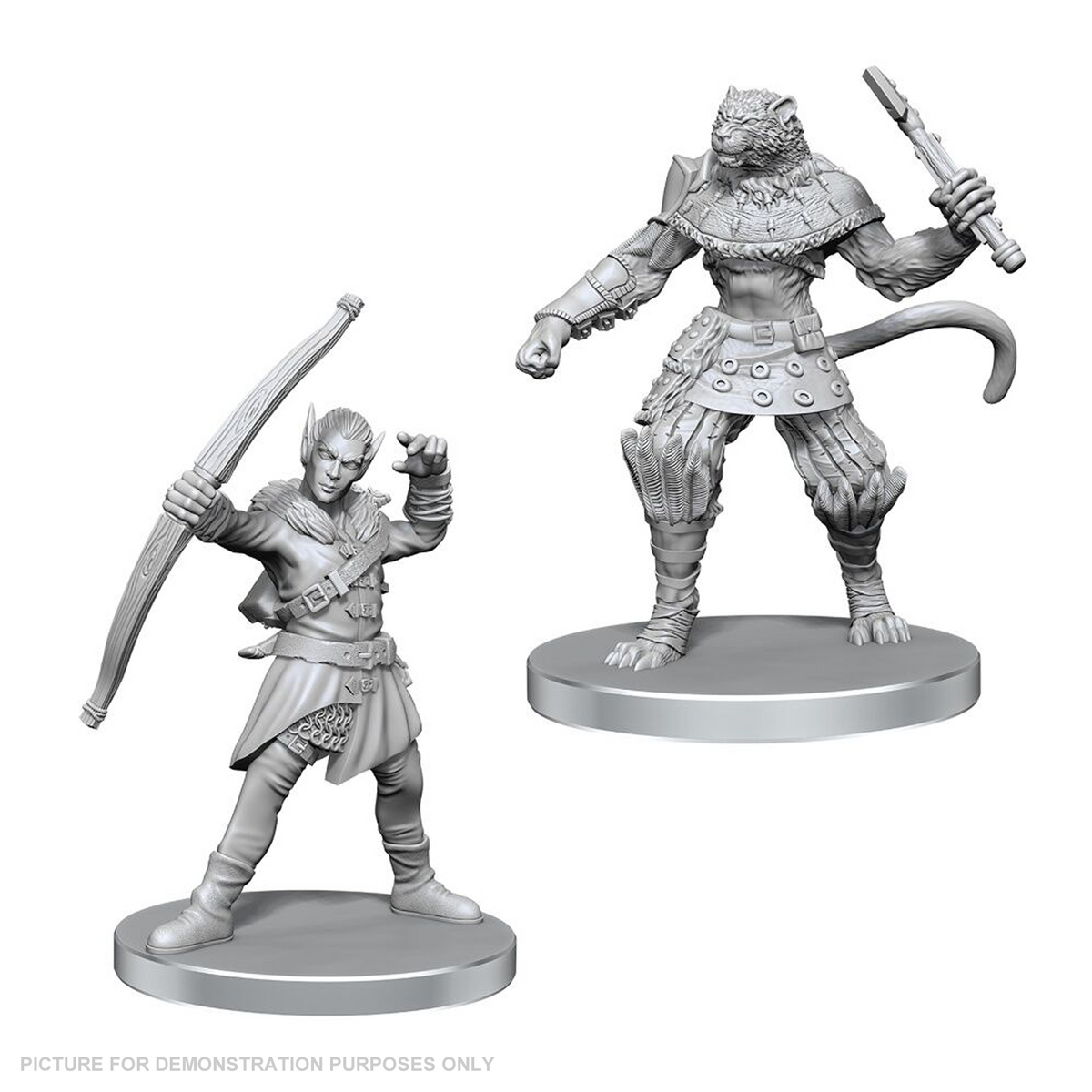 Paints & Miniatures:Pathfinder Battles Deep Cuts - Elf Hunter & Catfolk Bandit