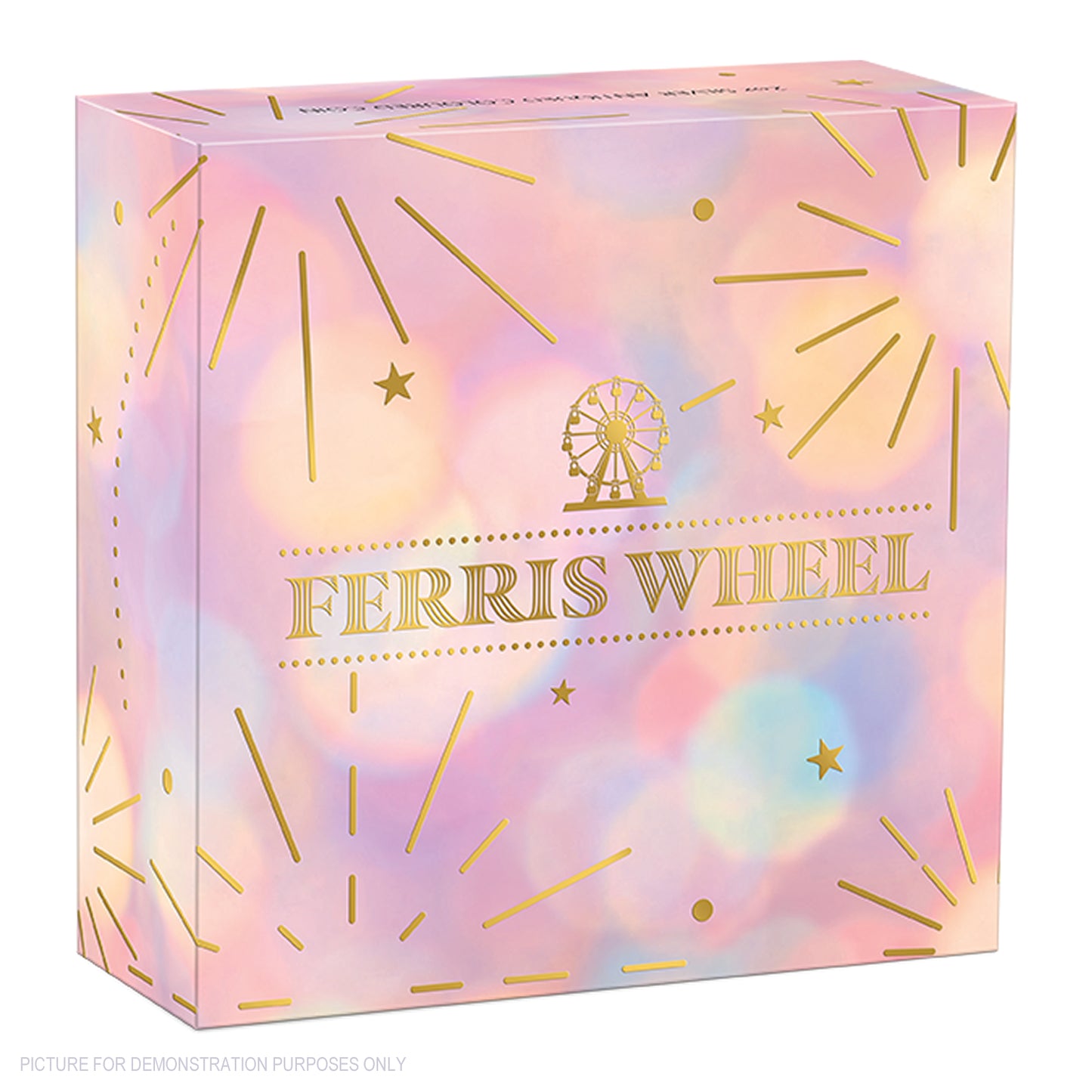 2025 Perth Mint Ferris Wheel 2oz Silver Antiqued Coloured Coin