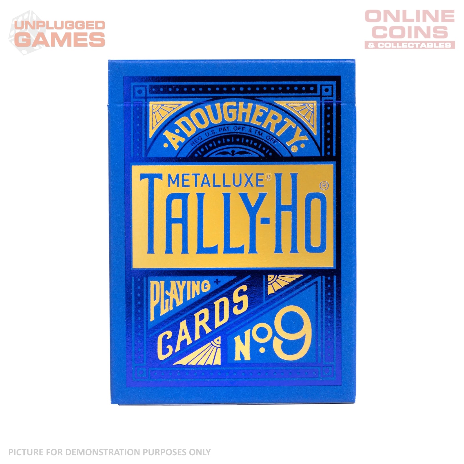 Bicycle Metalluxe Cards TallyHo BLUE
