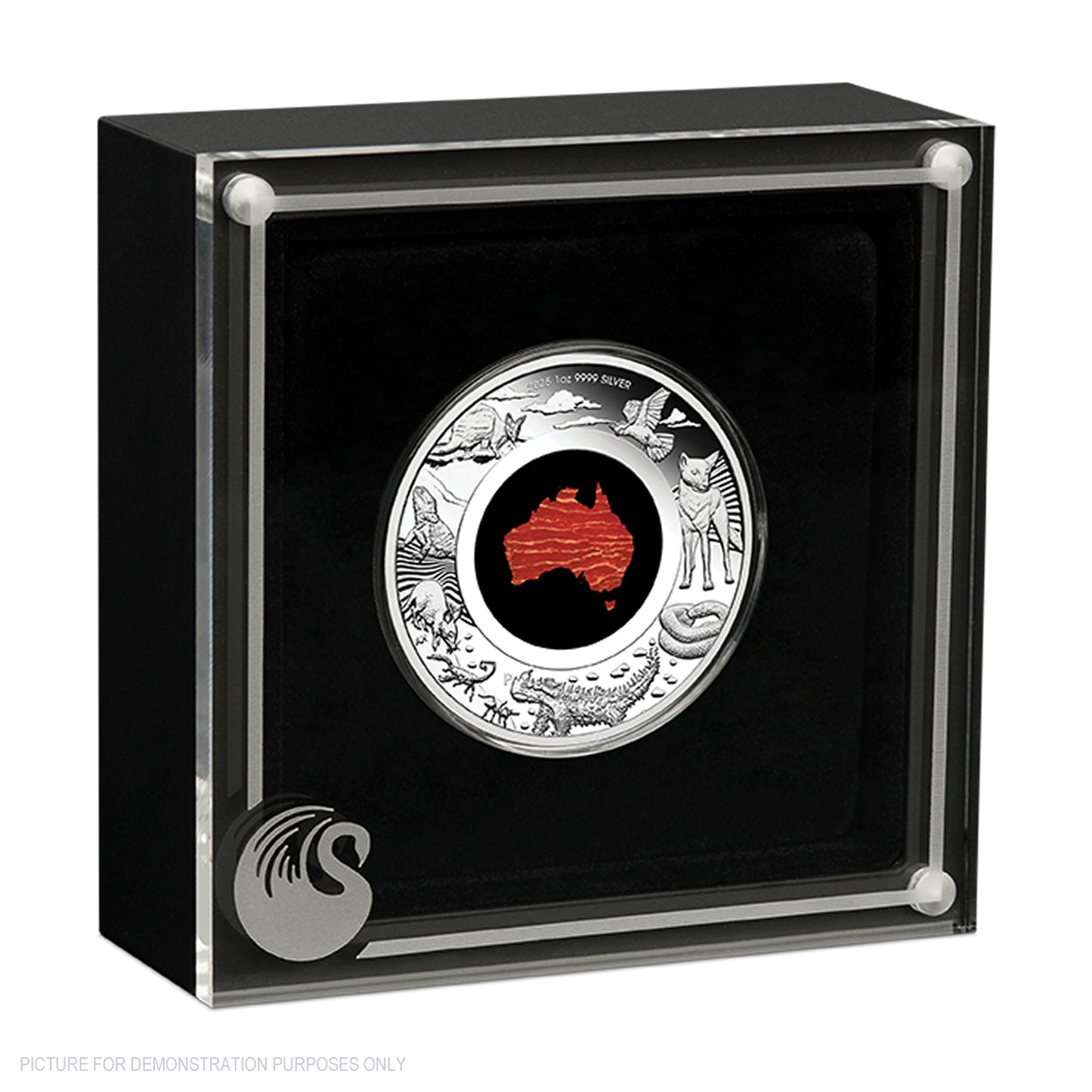 2025 Perth Mint 1oz Silver Proof Snakeskin Jasper Coin - Great Southern Land