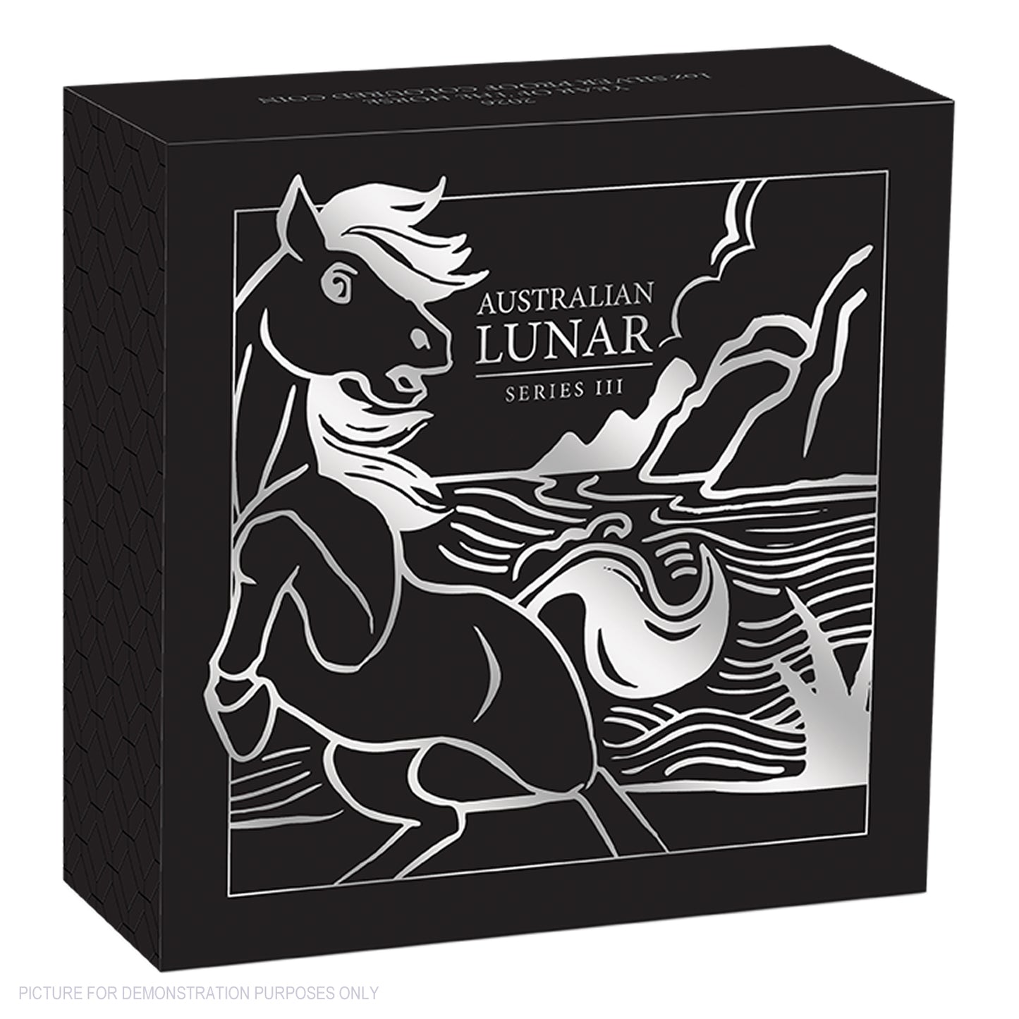 2026 Perth Mint Year Of the Horse - 1oz Silver Proof Coloured Coin