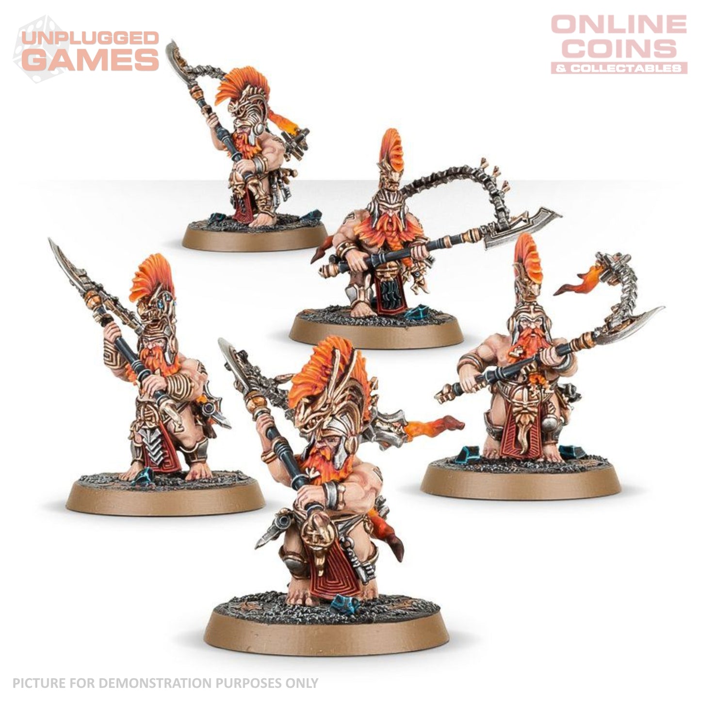 Warhammer Age of Sigmar - Fyreslayers Hearthguard Berzerkers