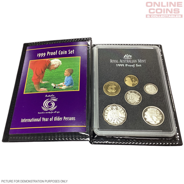 1999 Royal Australian Mint Six Coin PROOF Year Set - International Year of Older Persons
