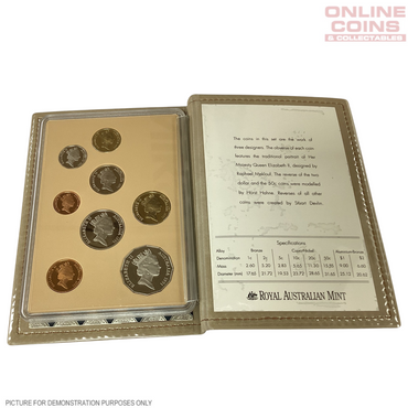 1991 Royal Australian Mint Eight Coin PROOF Year Set - 25 Years of Decimal Currency