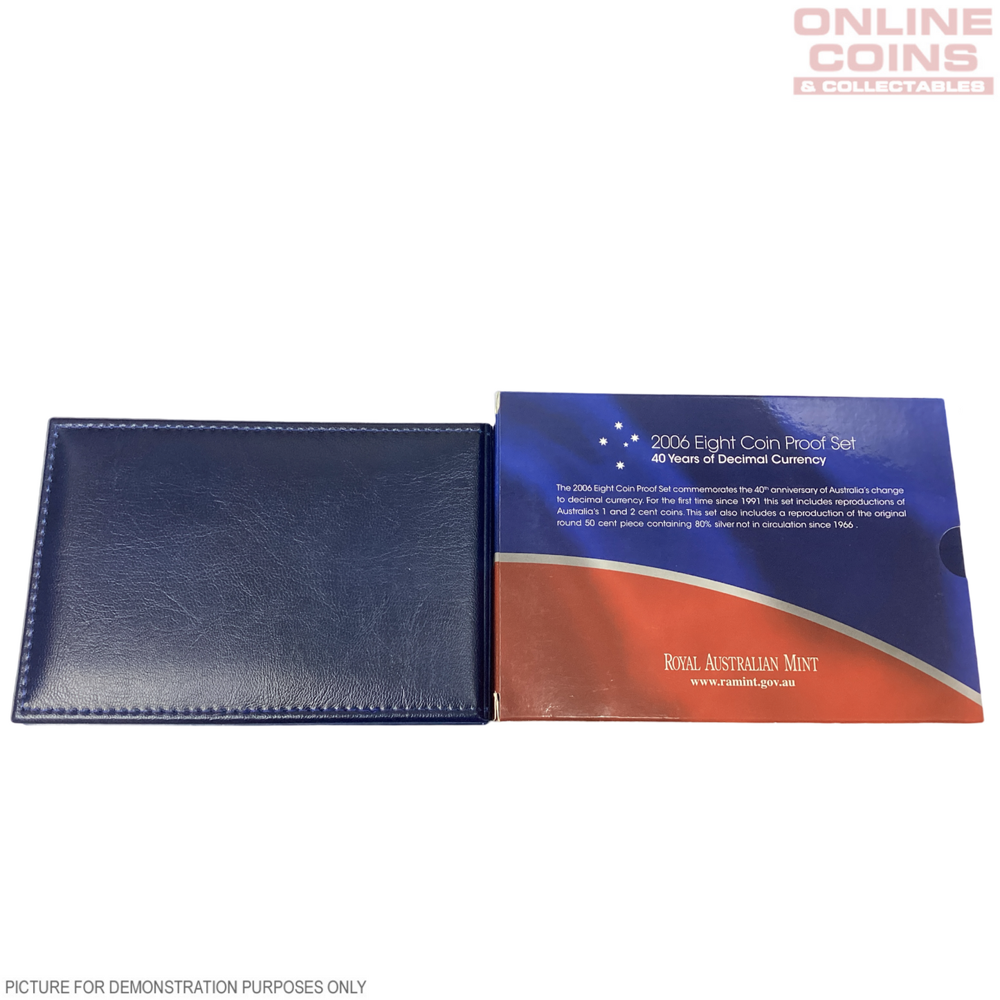 2006 Royal Australian Mint Eight Coin PROOF Year Set - 40 Years of Decimal Currency