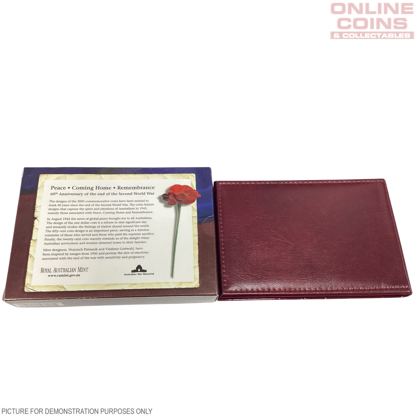 2005 Royal Australian Mint Six Coin PROOF Year Set - 60th Anniversary of the End of World War II