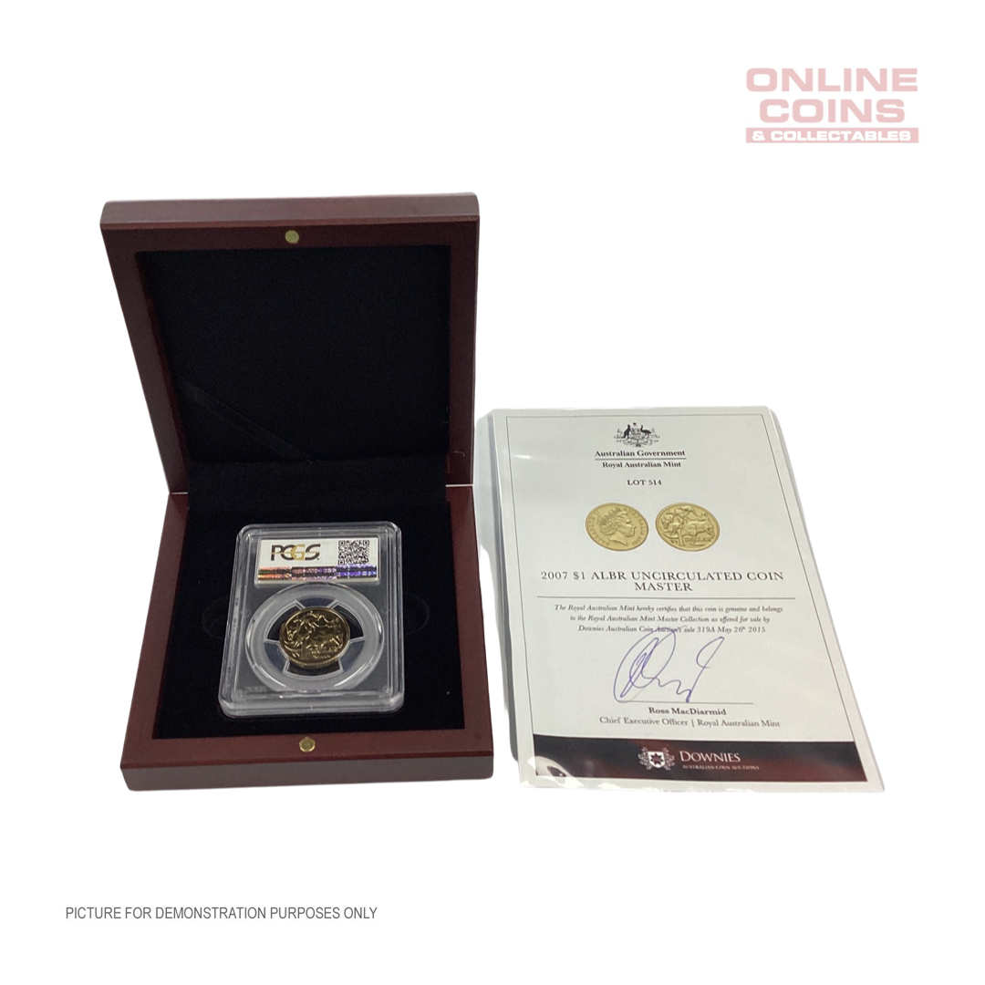 2007 $1 Uncirculated Ex Royal Australian Mint Master Collection.